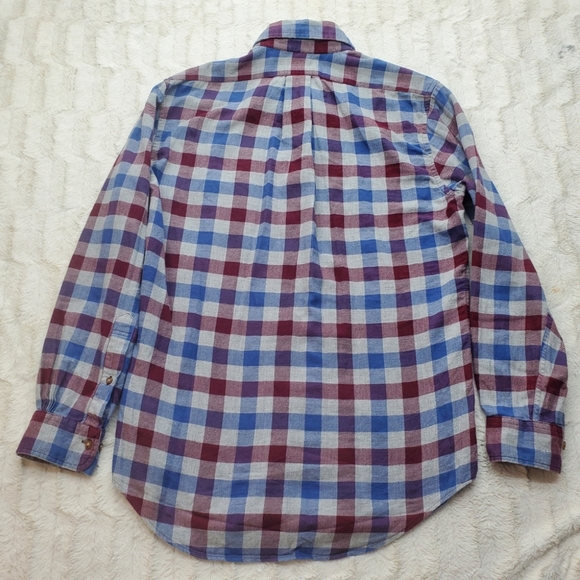 Brooks Brothers Men's Regent Button Down Shirt Winter Fall Thicker Cotton Small - Picture 7 of 10